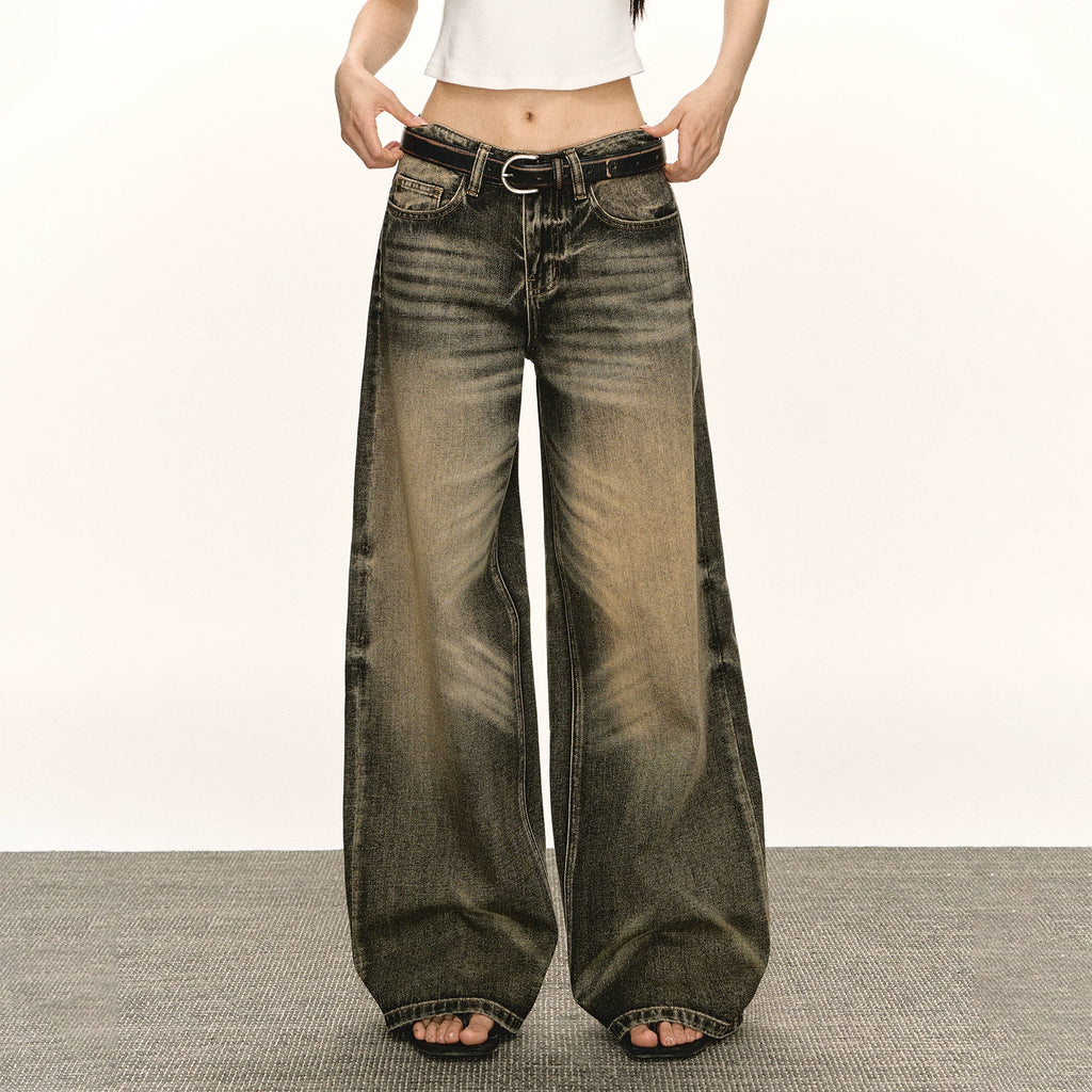 Ariseism Retro Wide Leg Jeans