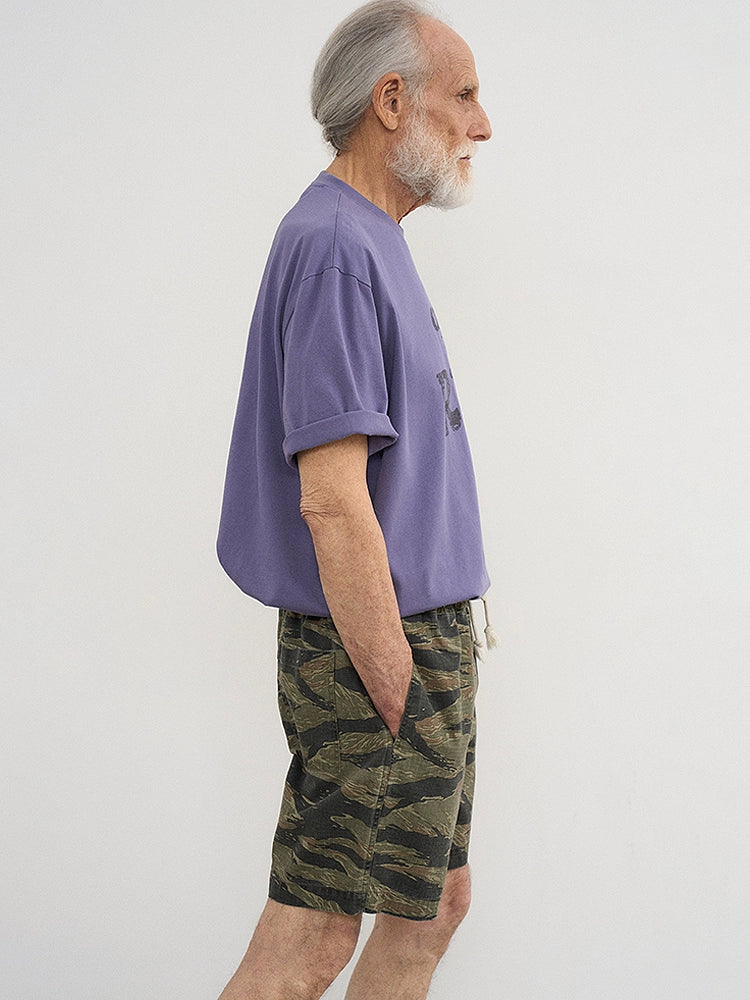 PARTIMENTO Washed and Used English Printing Tee