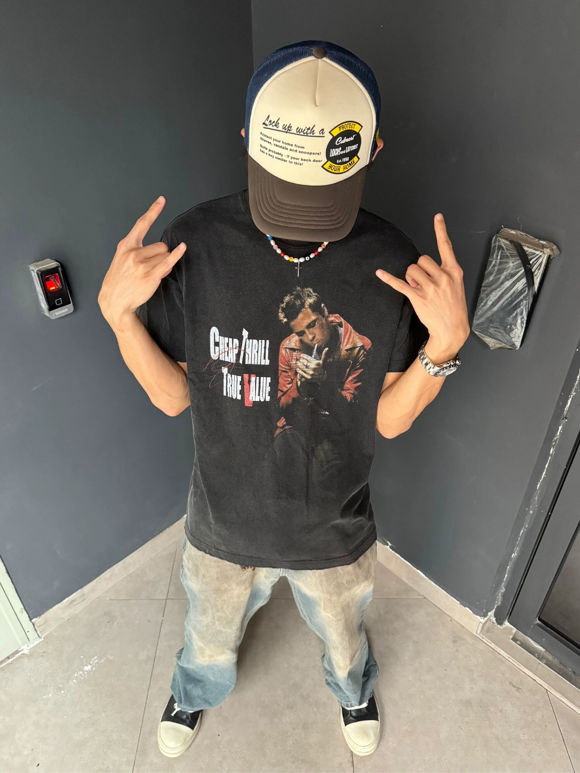 CSENMADE Fight Club Print Casual Tee