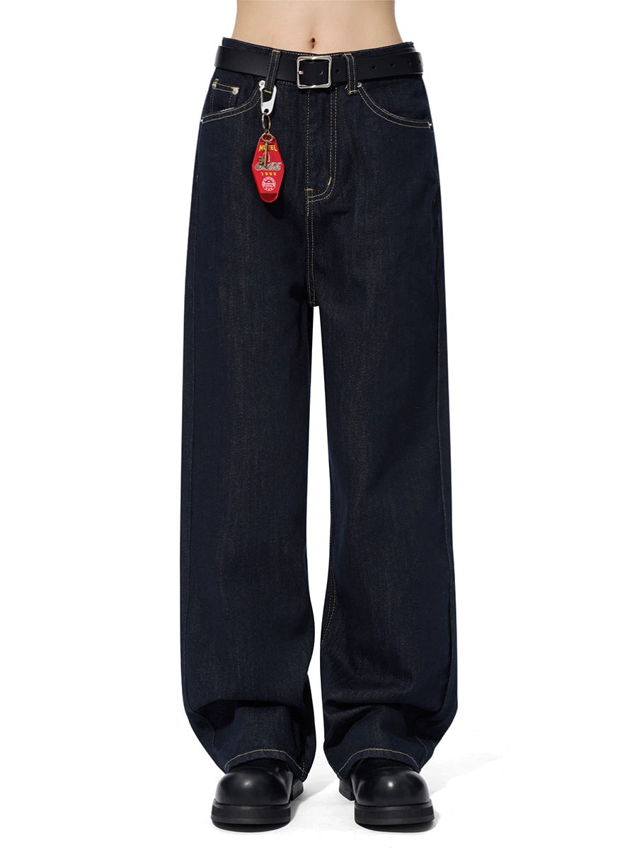 BTSG X Peoede Vintage Red Ear Denim Dark Blue Jeans
