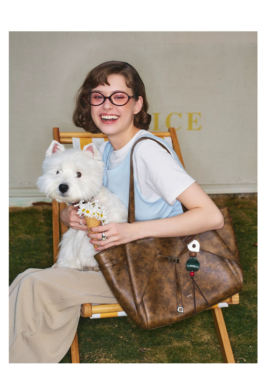 Muva Retro Versatile Large Capacity Tote Bag
