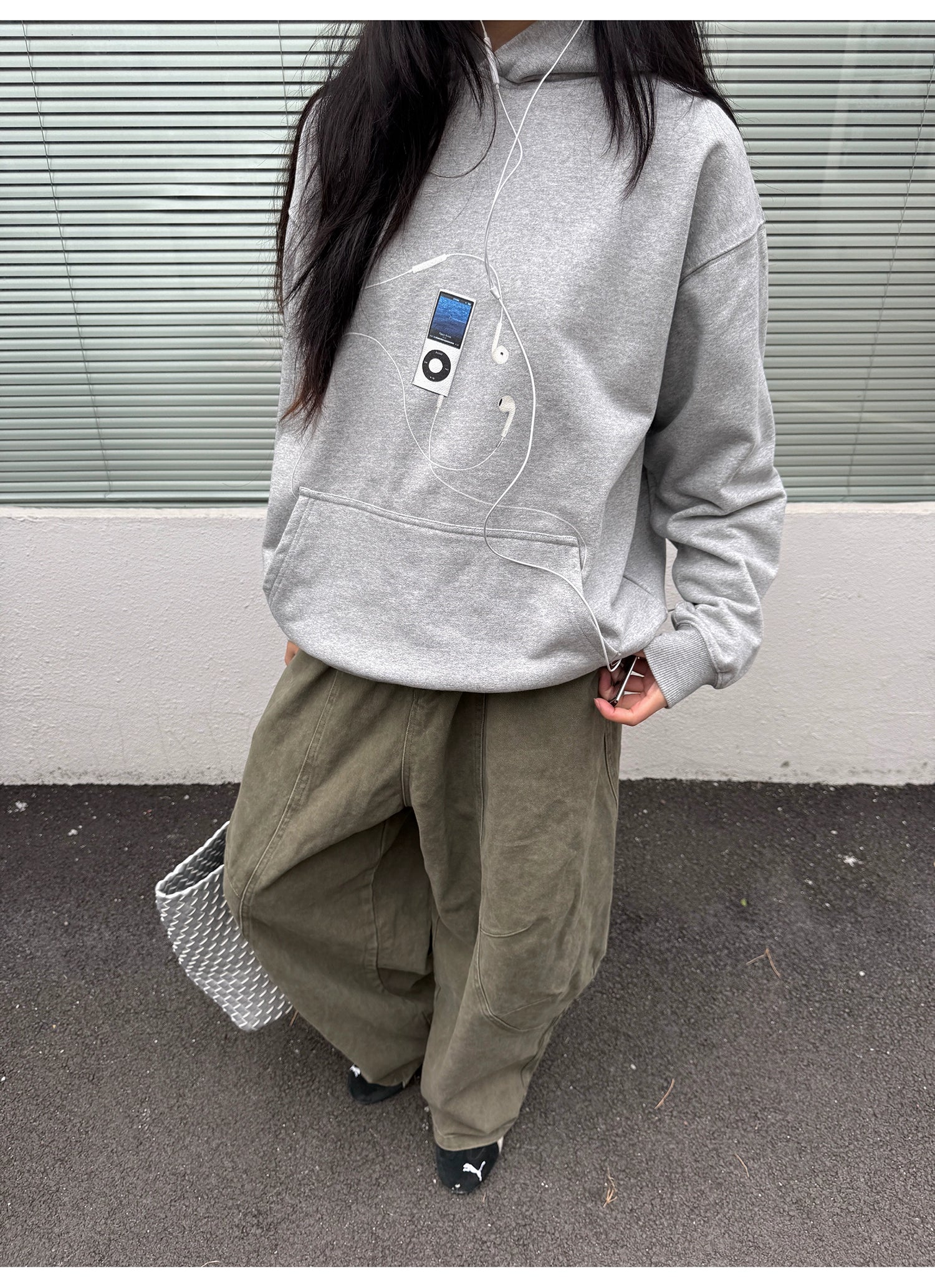 RAINMAKE Creative 3D Printed Short Wide Hooded Sweater
