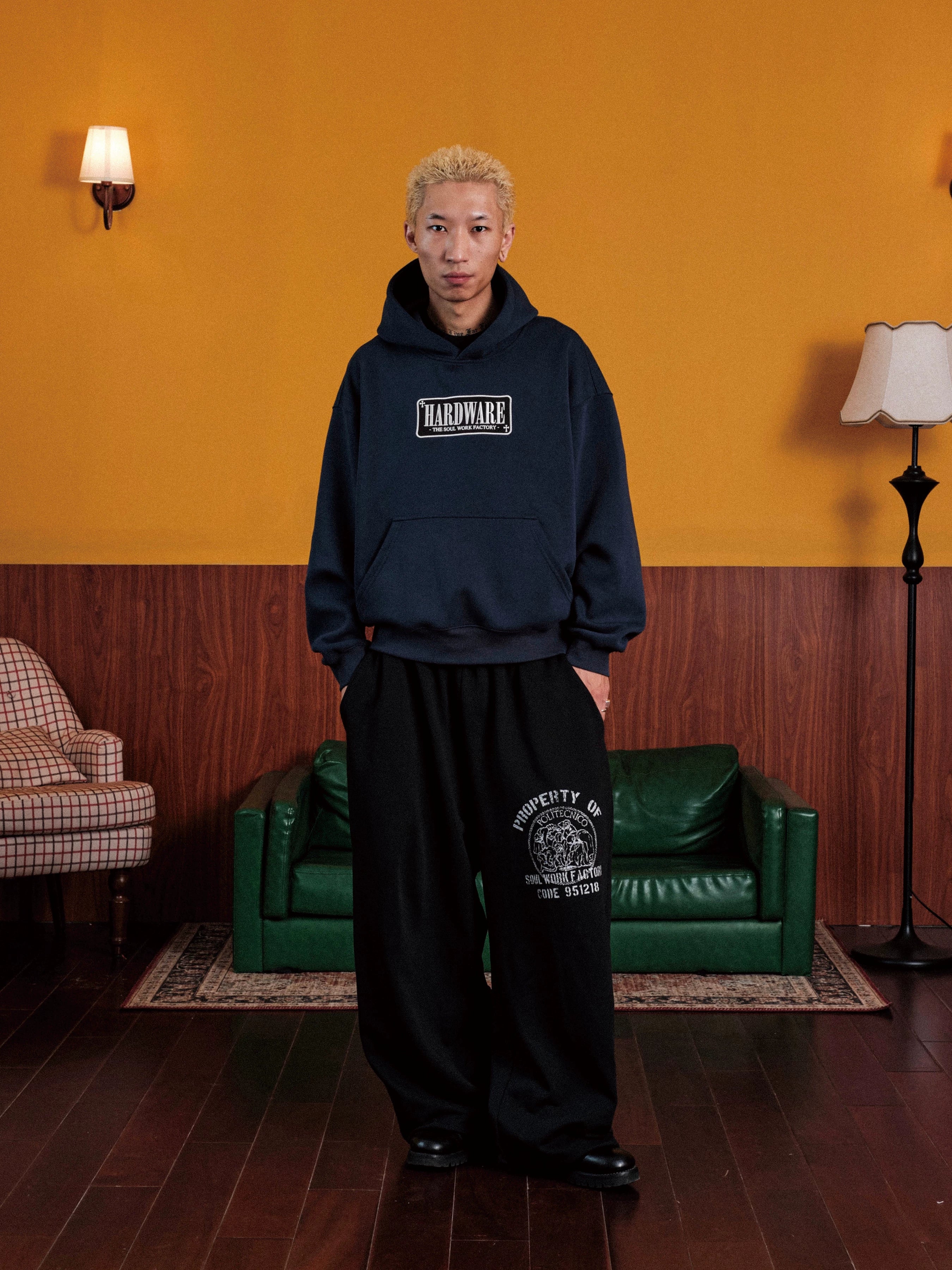 SWFI Heavy Thickened BOXY Embroidered Hooded Sweater