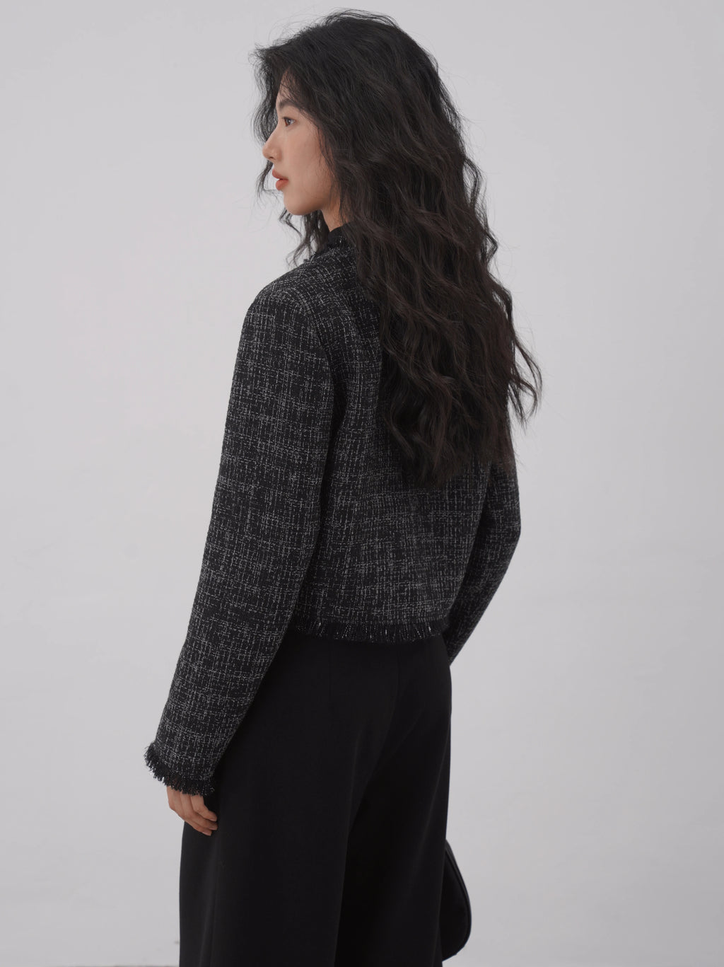 EIGHTHMONTH Vintage Tweed Short Coat