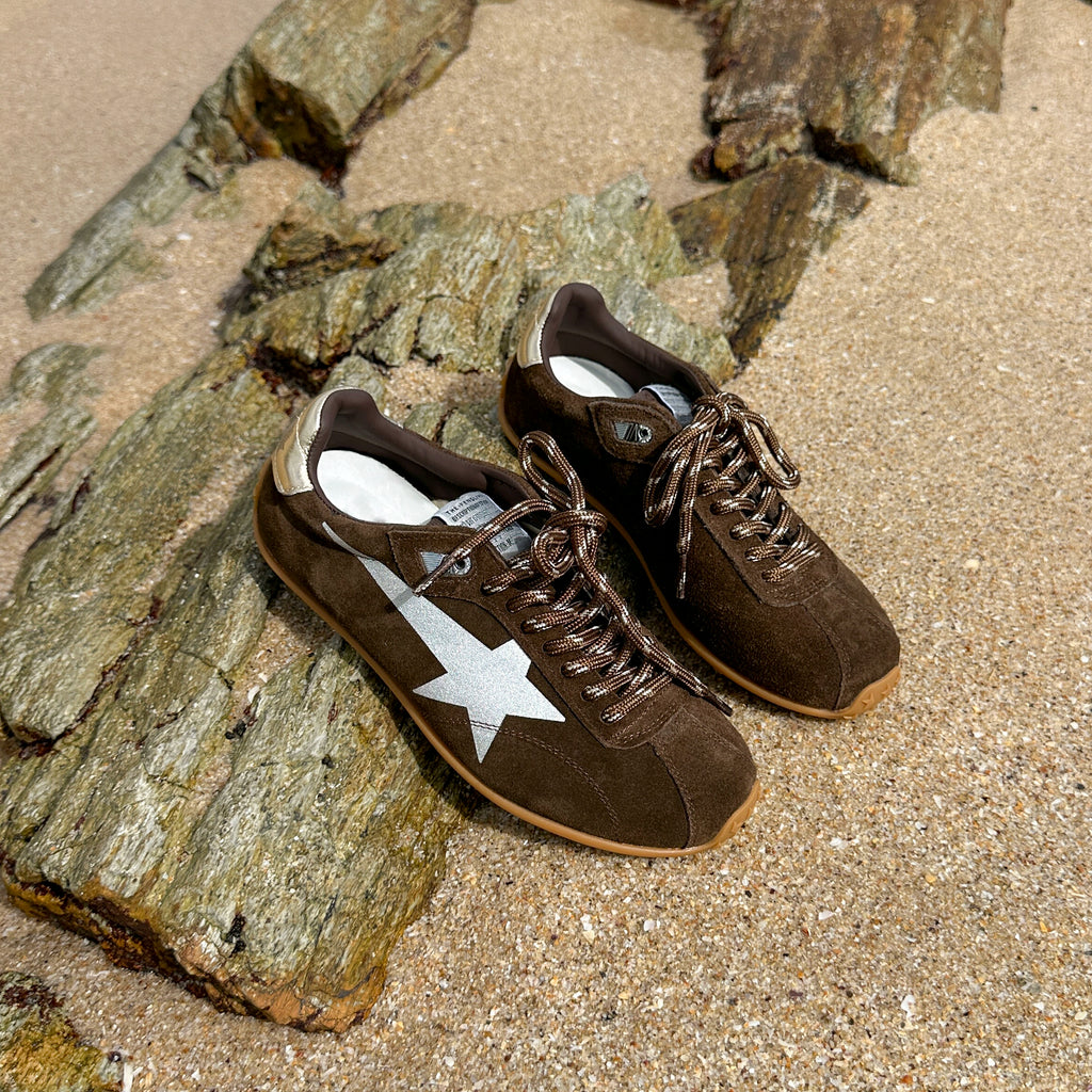 Lidaren Produced Leather Vintage Star Board Shoes