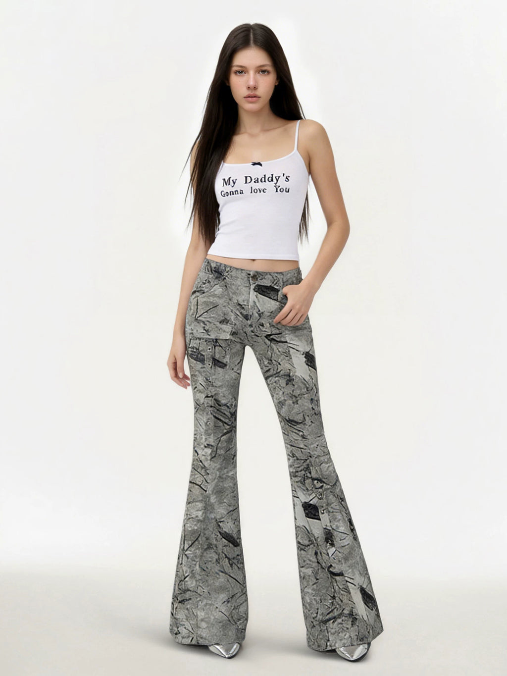 FUNOFF Tooling Low-rise Micro-pull Jeans