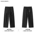 NewJNXS Towel Chain Embroidered Split Scimitar Pants