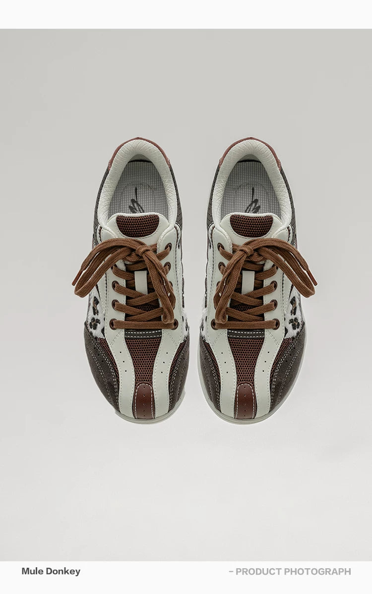 Donkey Contrasting Stitching Sneakers