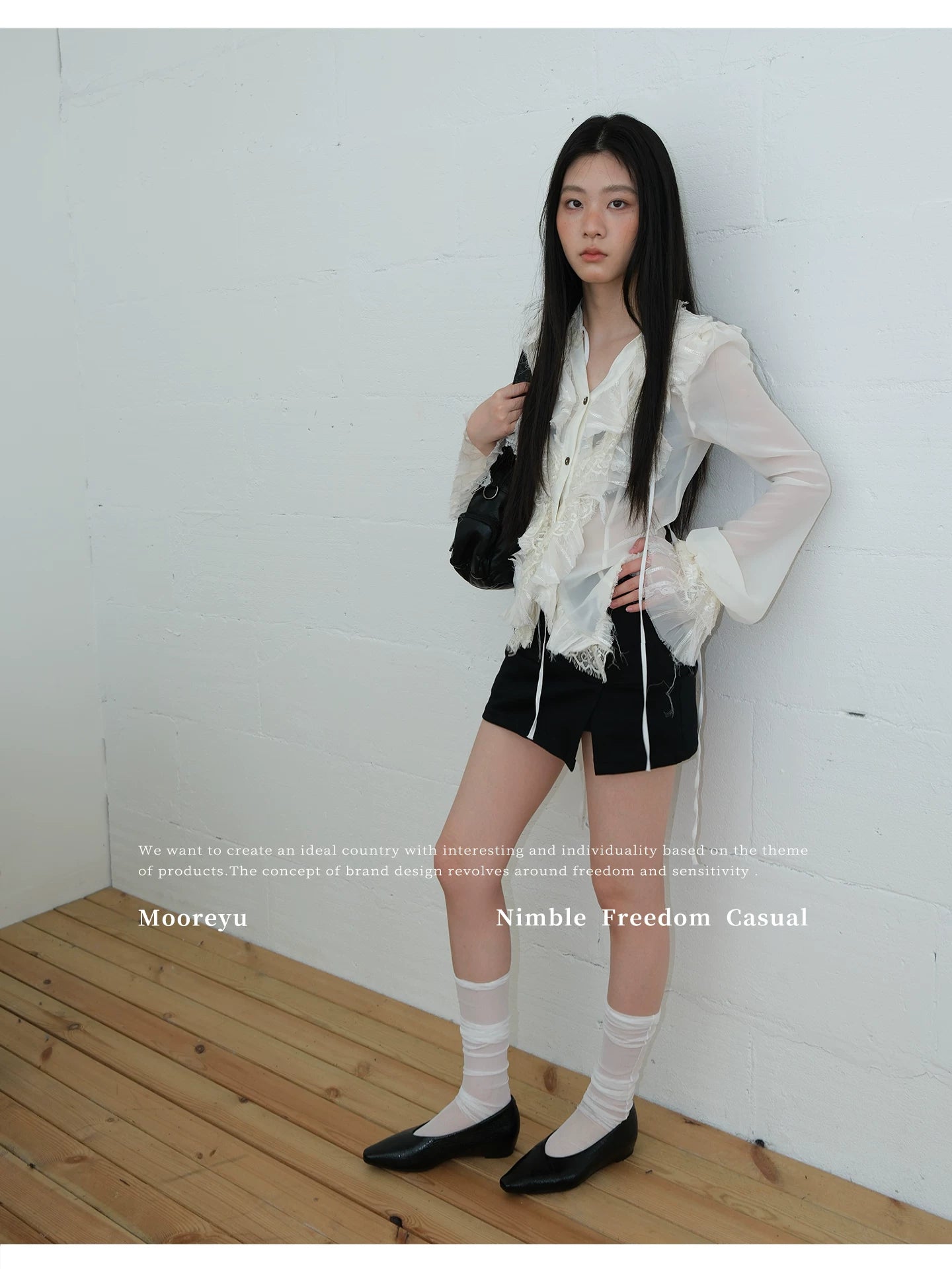 Mooreyu Vintage Versatile Pointed Shoes