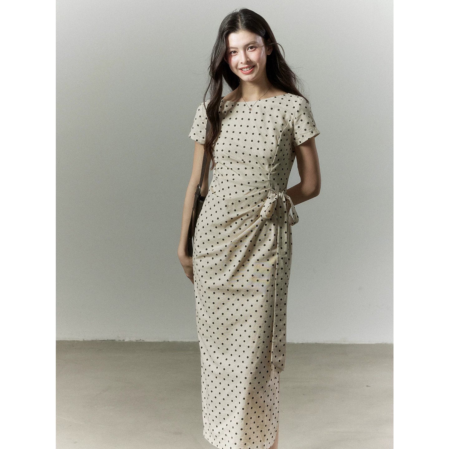 TYANG High-end Temperament Polka Dot Dress