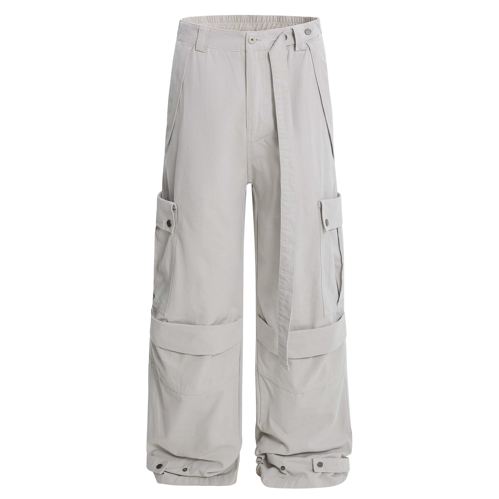 BLACKLISTS Vintage Pleated Multi-pocket Cargo Pants