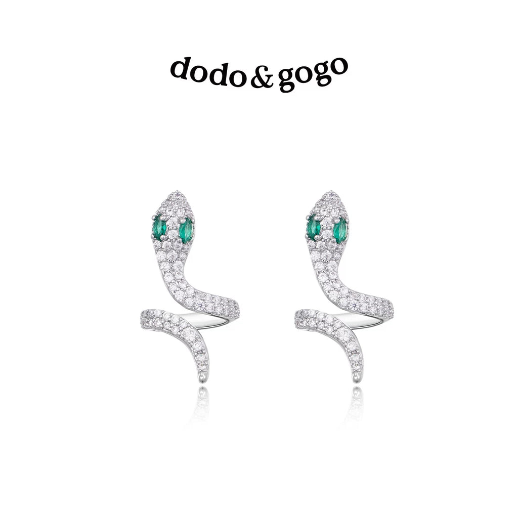 DODOGOGO Snake Temperament Cool Stud Earrings