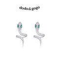 DODOGOGO Snake Temperament Cool Stud Earrings