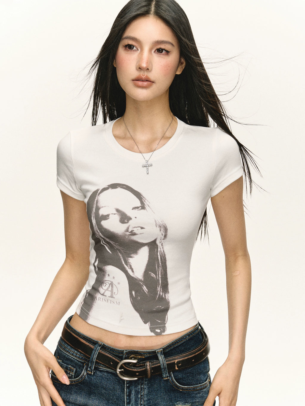 Ariseism Retro Design Print Tee