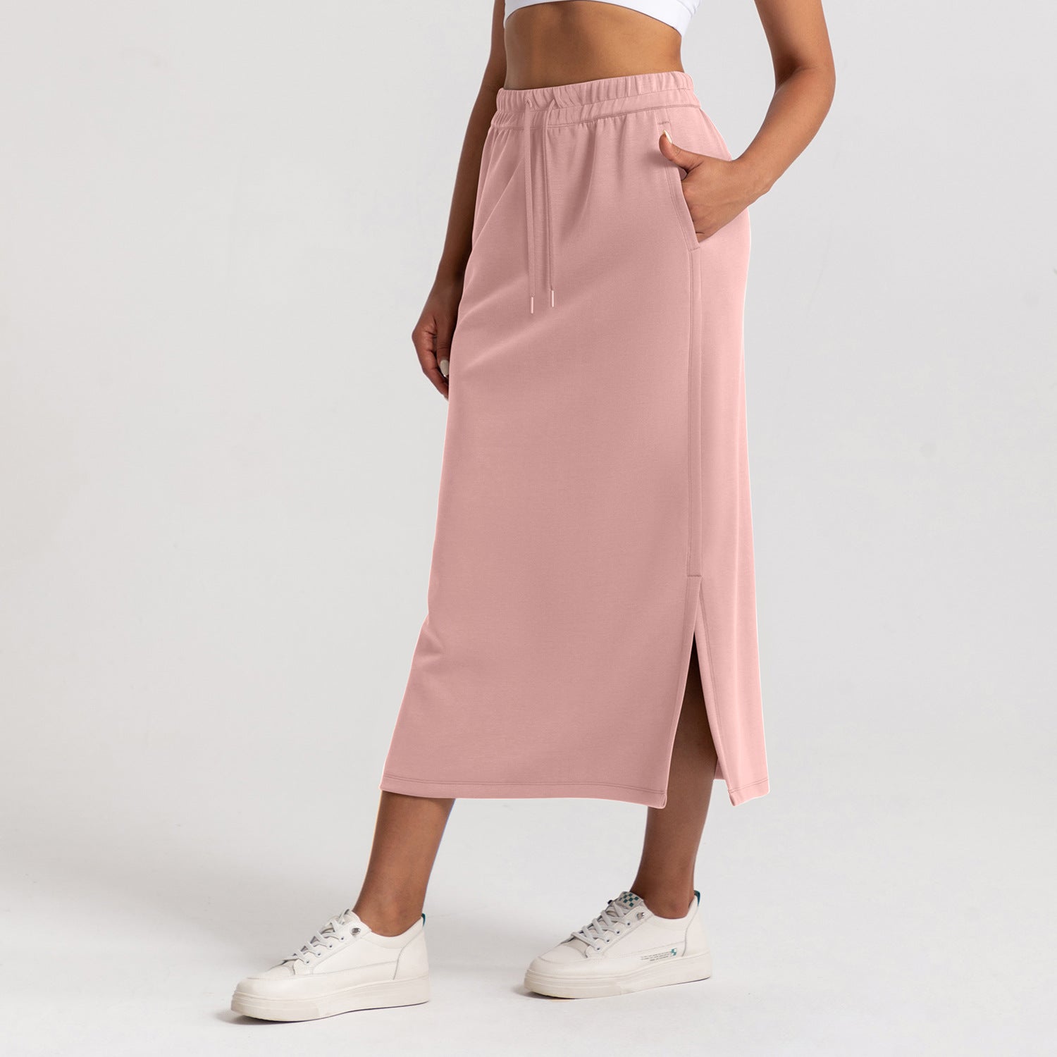 Athena Lulu High Waist Naked Sports Yoga Split Dress