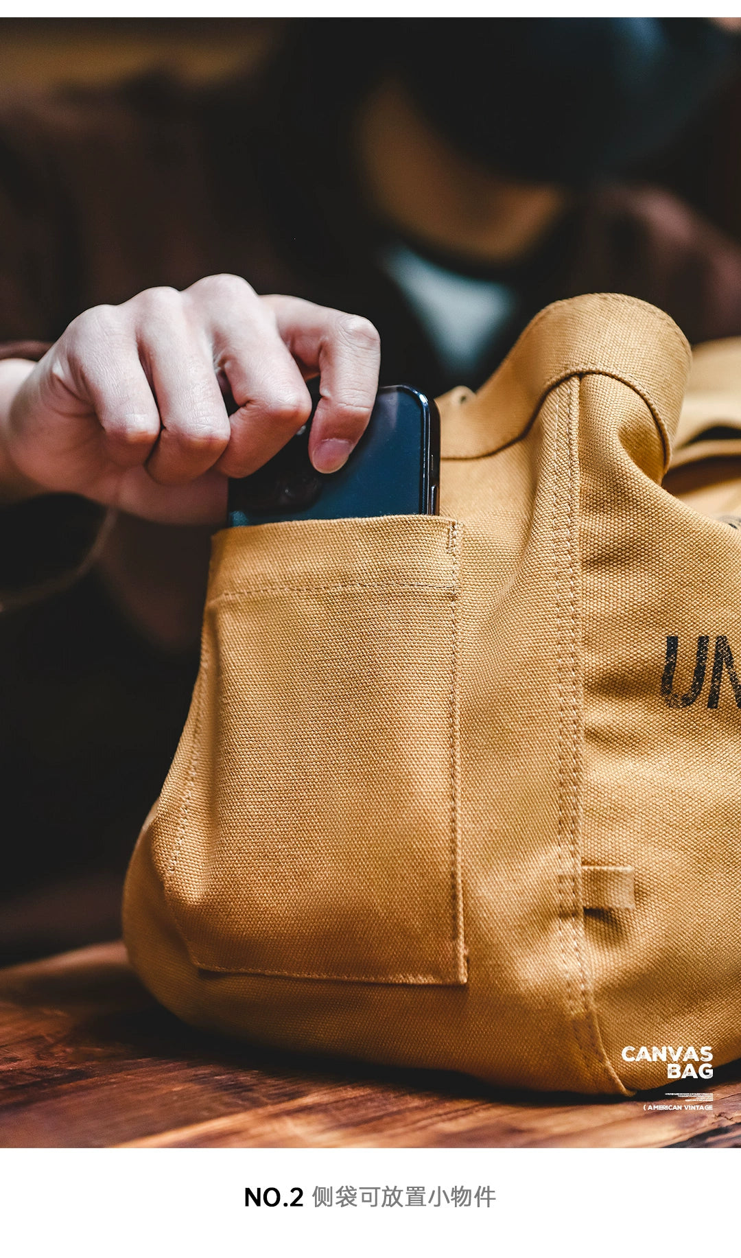 Madden Vintage Large Capacity Crossbody Letter Canvas Bag