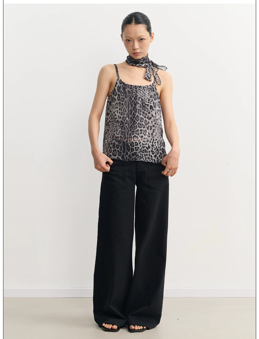 LINY LIBERTY Vintage Leopard Print Sling