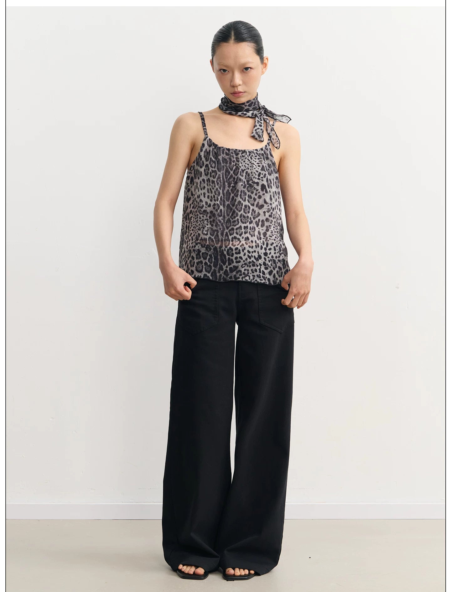 LINY LIBERTY Vintage Leopard Print Sling