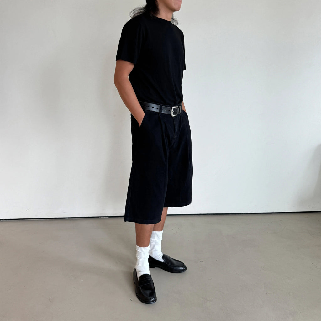 Anniehall Make Old Dyed Casual Shorts