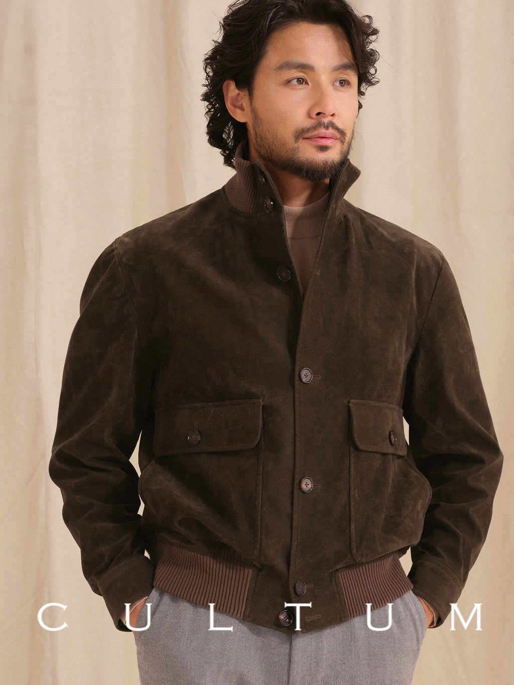 CULTUM Casual Blazer Silhouette Jacket