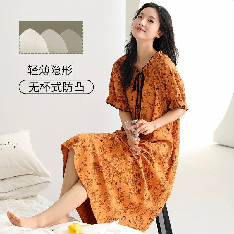 Urban Butterfly Dress with Chest Pad Cool Loungewear