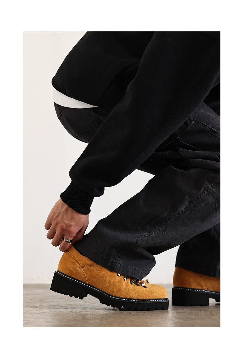 FANGSANHUO Retro Low-top Workwear Shoes