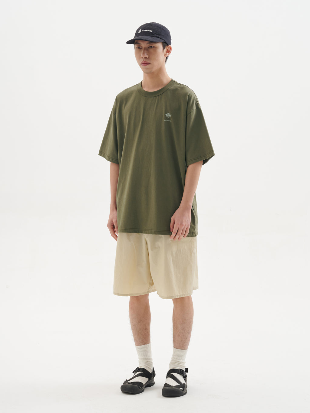BUTTBILL non-sensory slurry ocean shell  Japanese Tee
