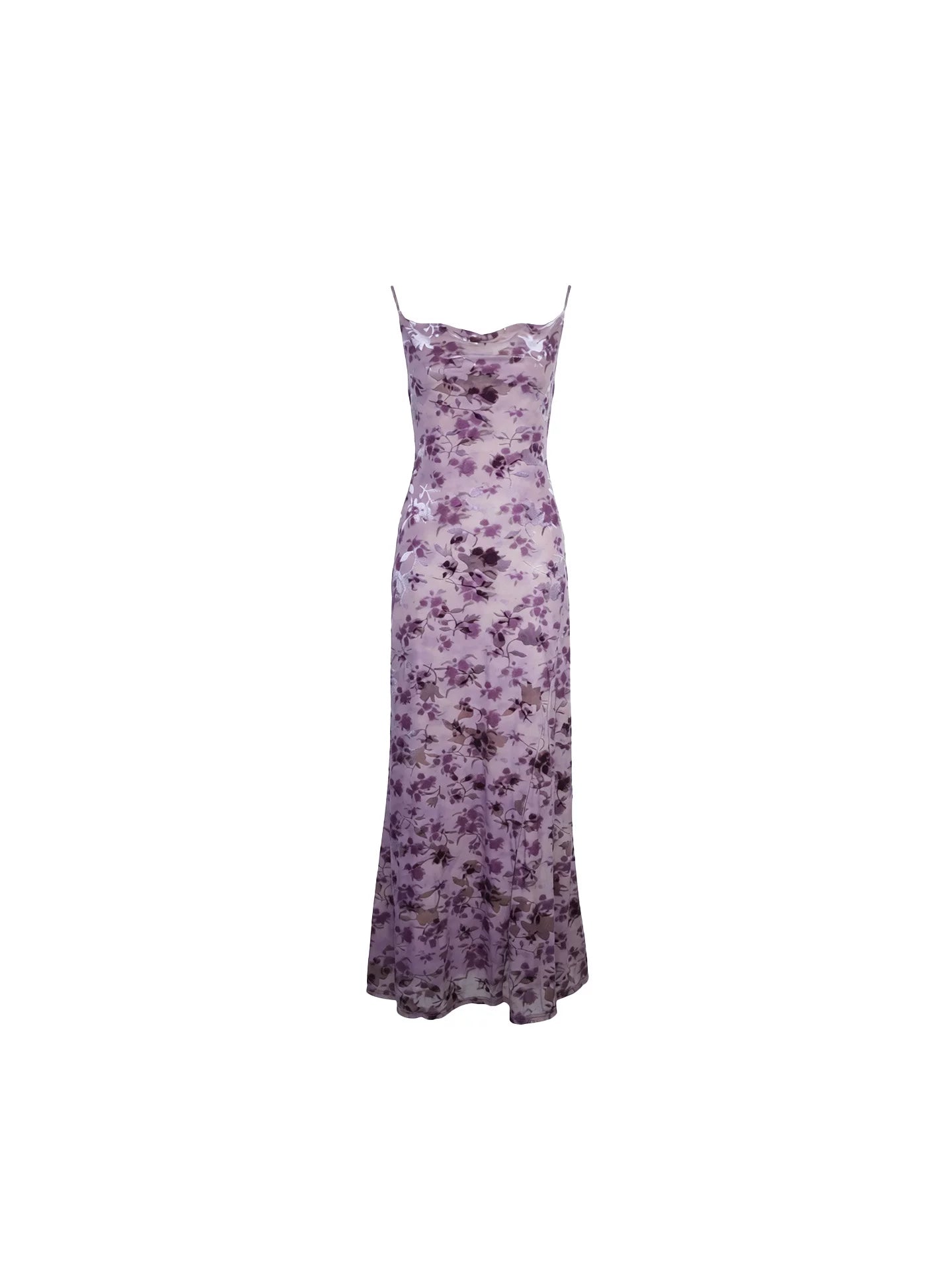KELIFAN Retro Swinging Collar Suspender Dress