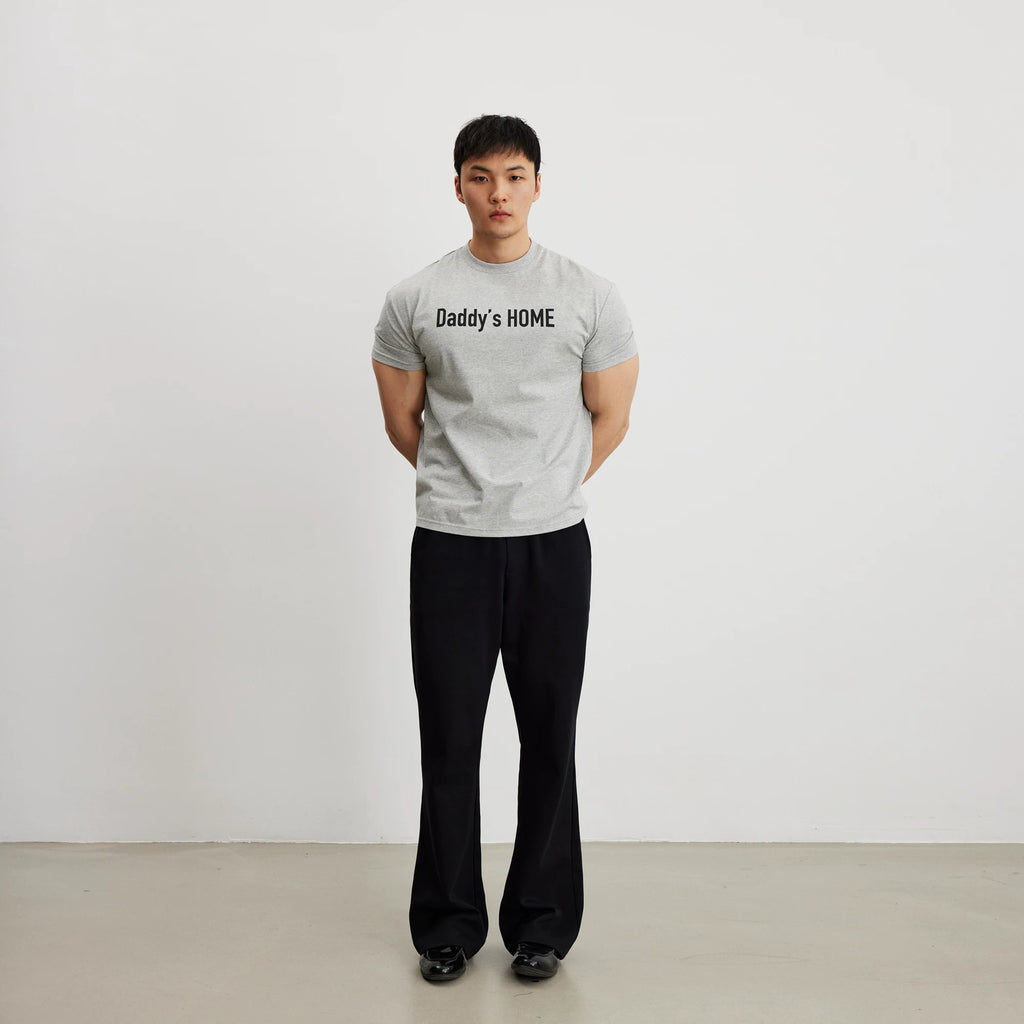 AFTERGLOW Cool Slogan Printed Slim Tee