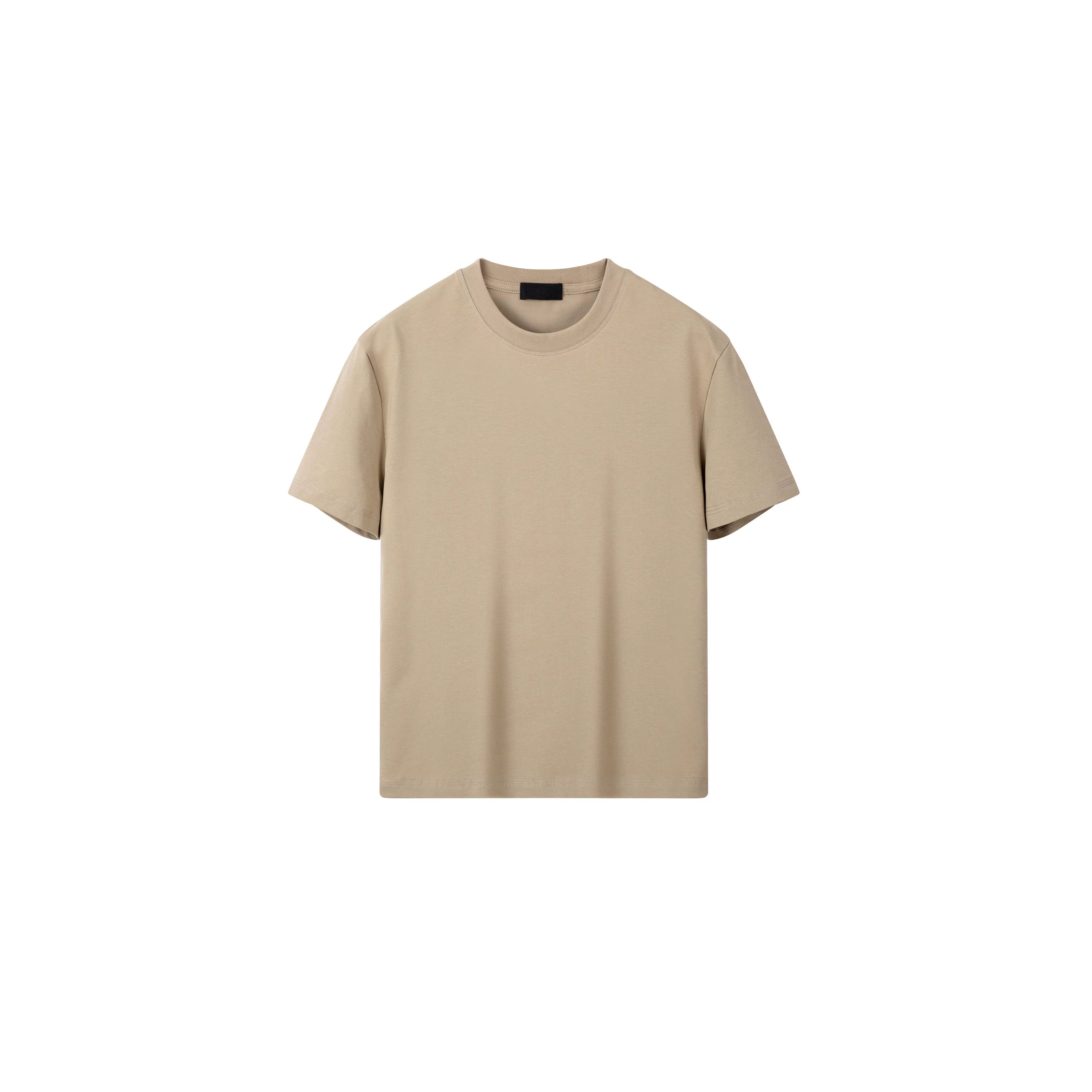 PLUS NO LOGO Casual Front Shoulder Short Sleeve Fitness Tee