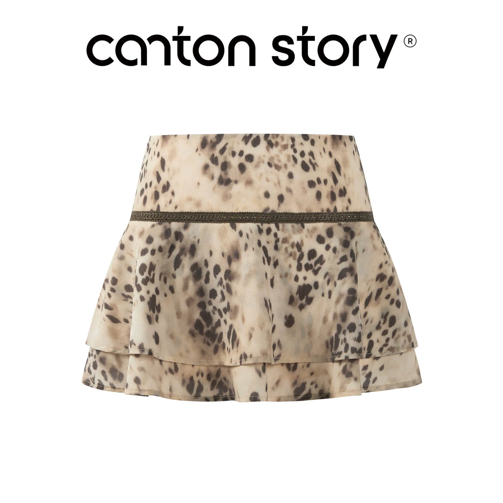 Cantonstory V-neck Neck Sleeveless Suspender Slim Skirt Set