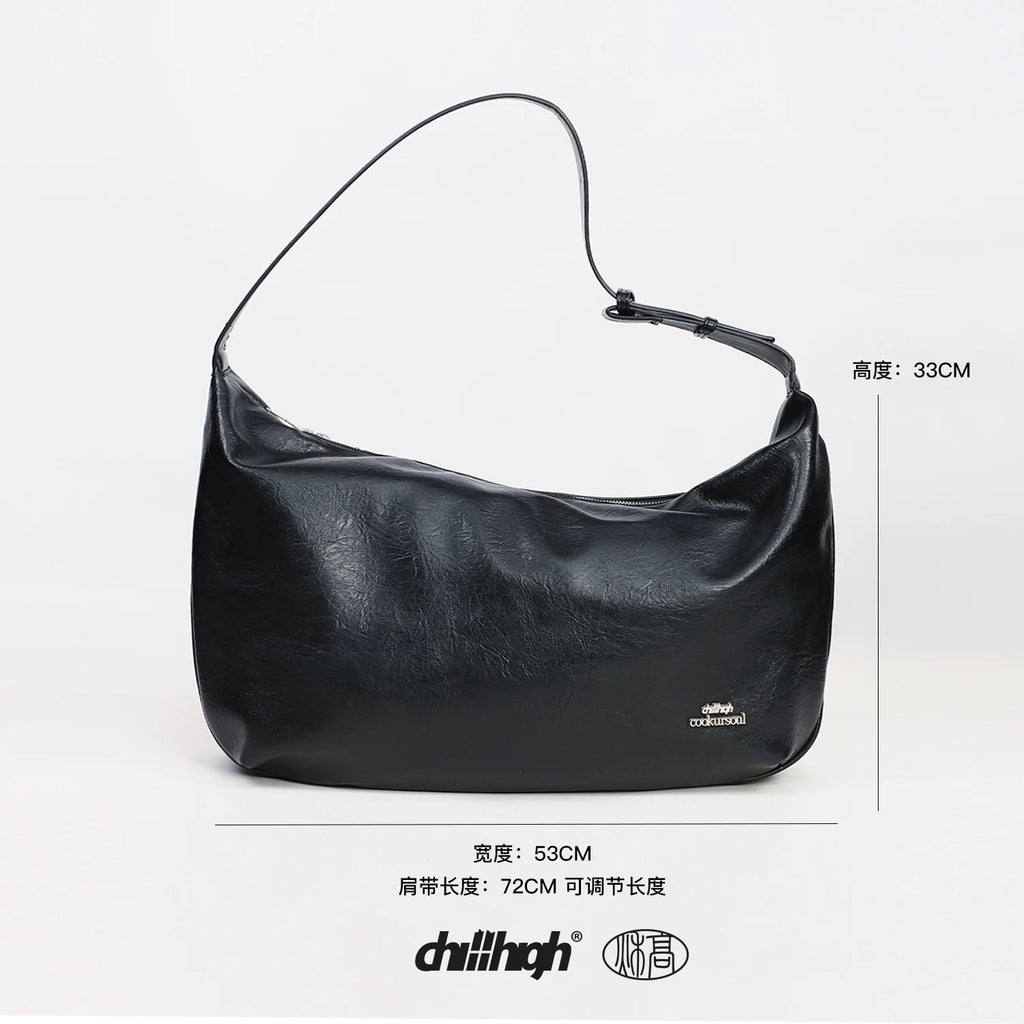 ChillHigh Premium Leather Minimalist Crossbody Bag