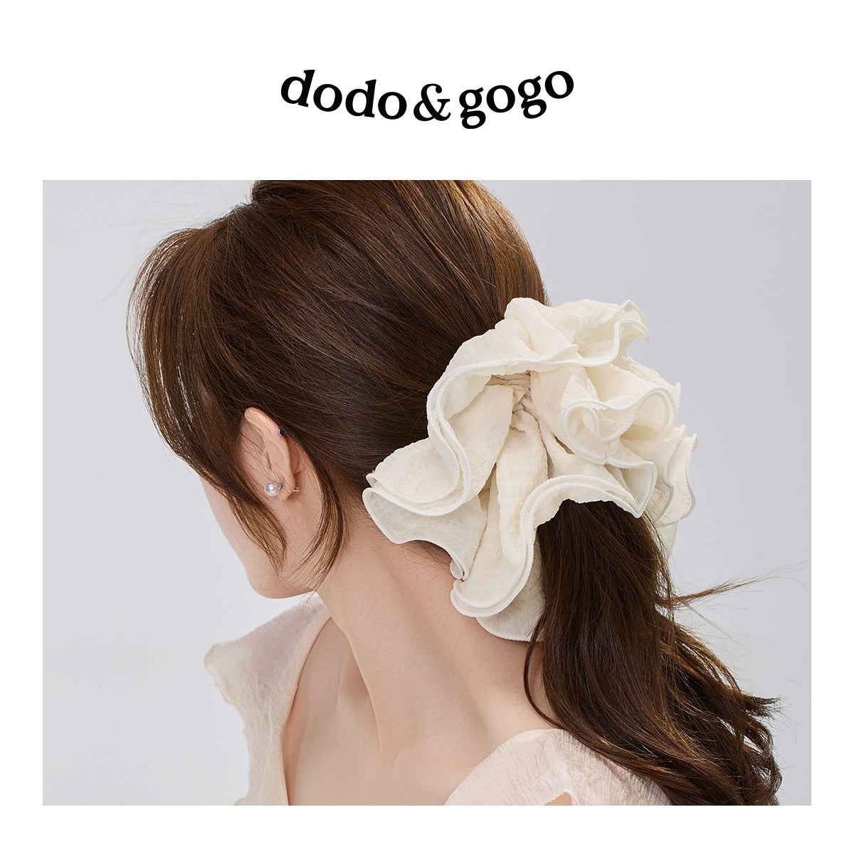 DODOGOGO Japanese Fresh Lace Plaid Hair Rope