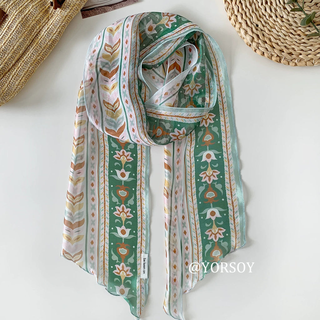 YORSOY Thin Scarf Streamer