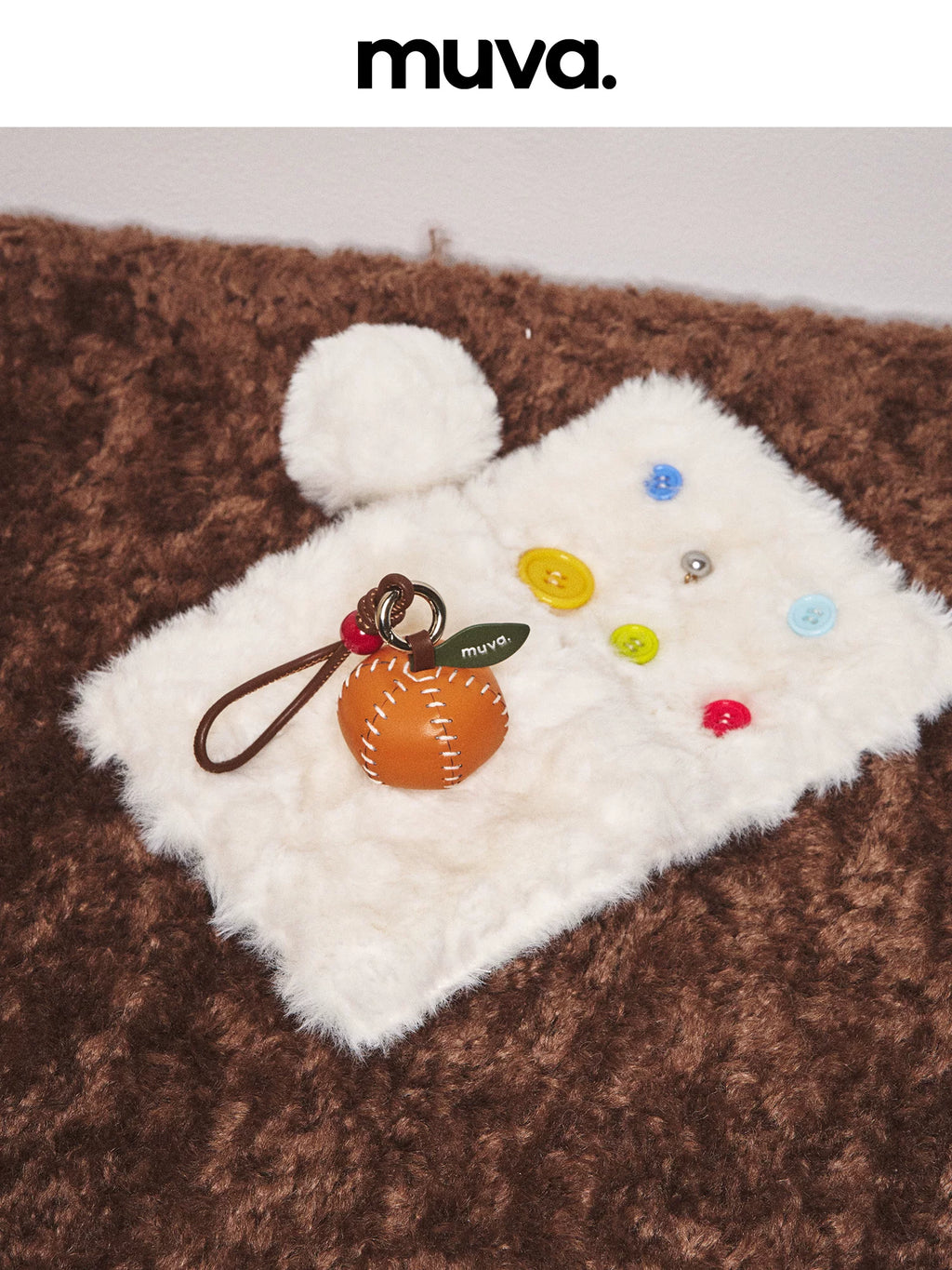 MUVA All Things Big Orange Bag Cute Fun Bag Accessories