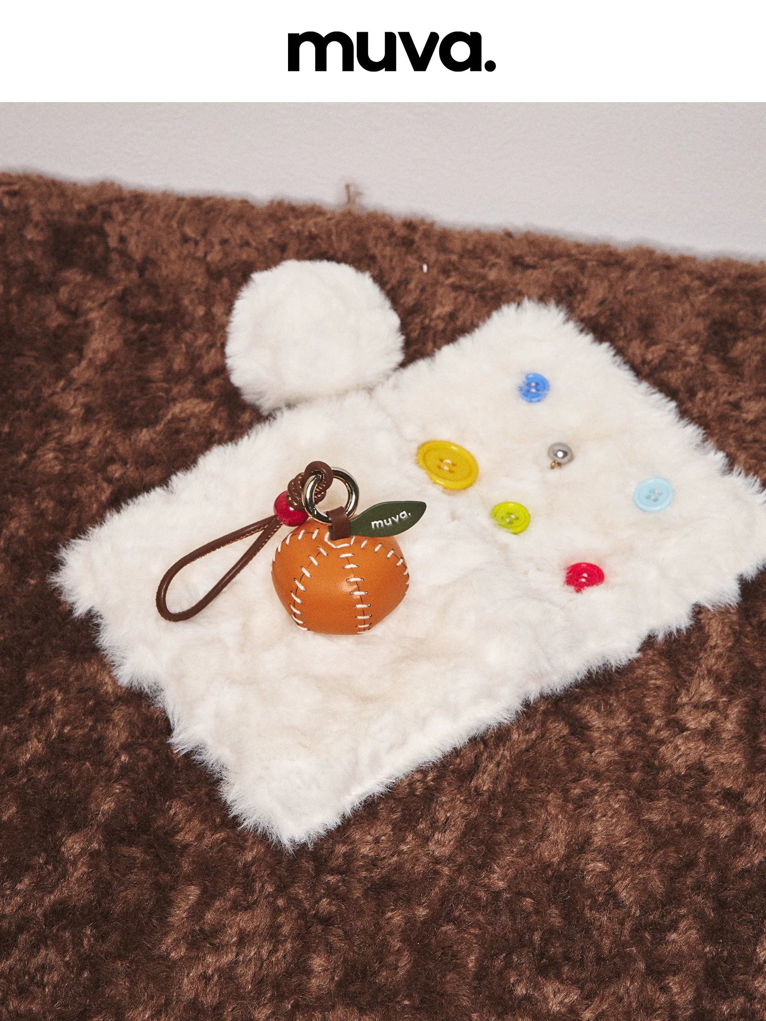 MUVA All Things Big Orange Bag Cute Fun Bag Accessories