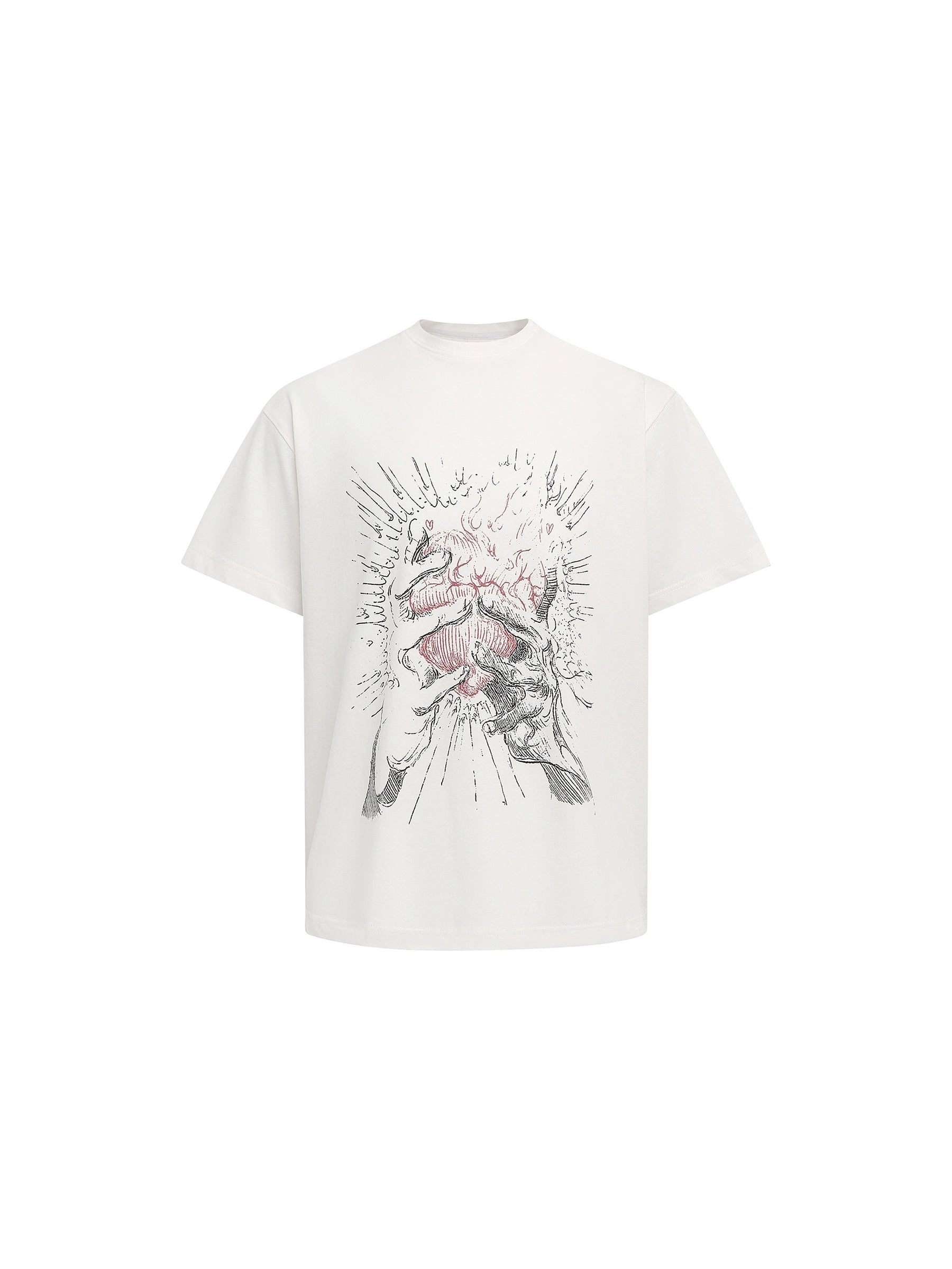 DIMC Sketch Graffiti Love Print Tee