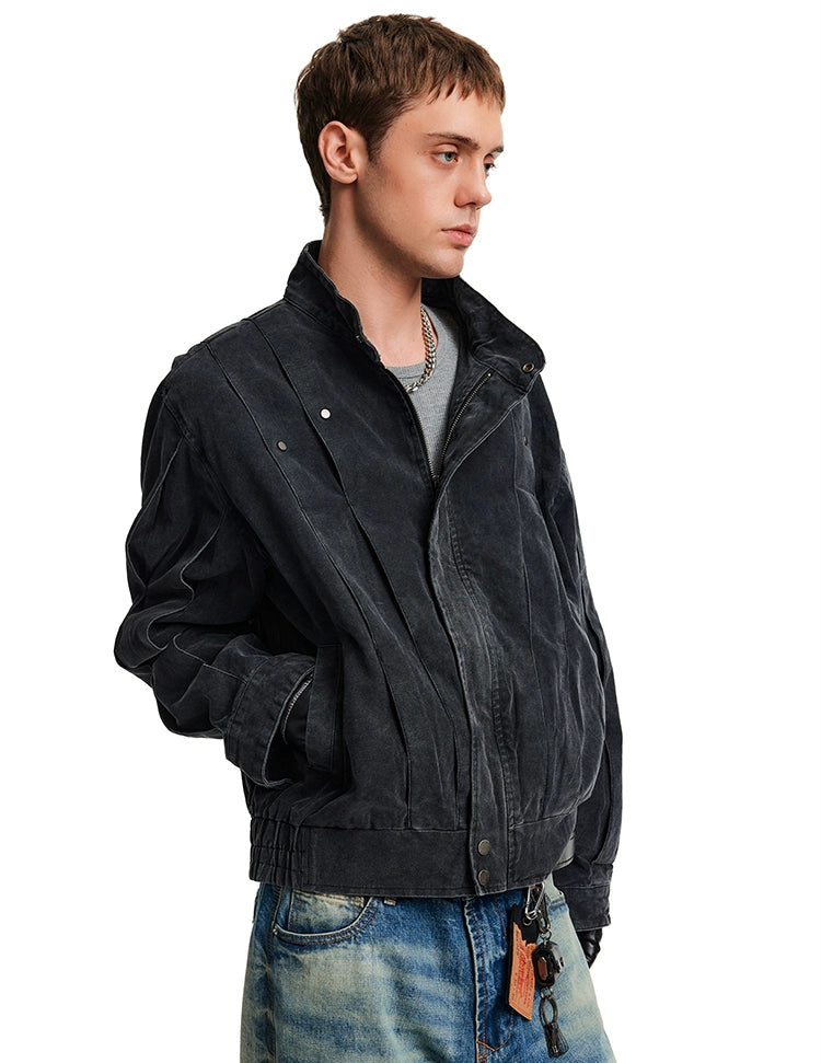 MADWITCH Vintage Wash Cut Loose Casual Jacket