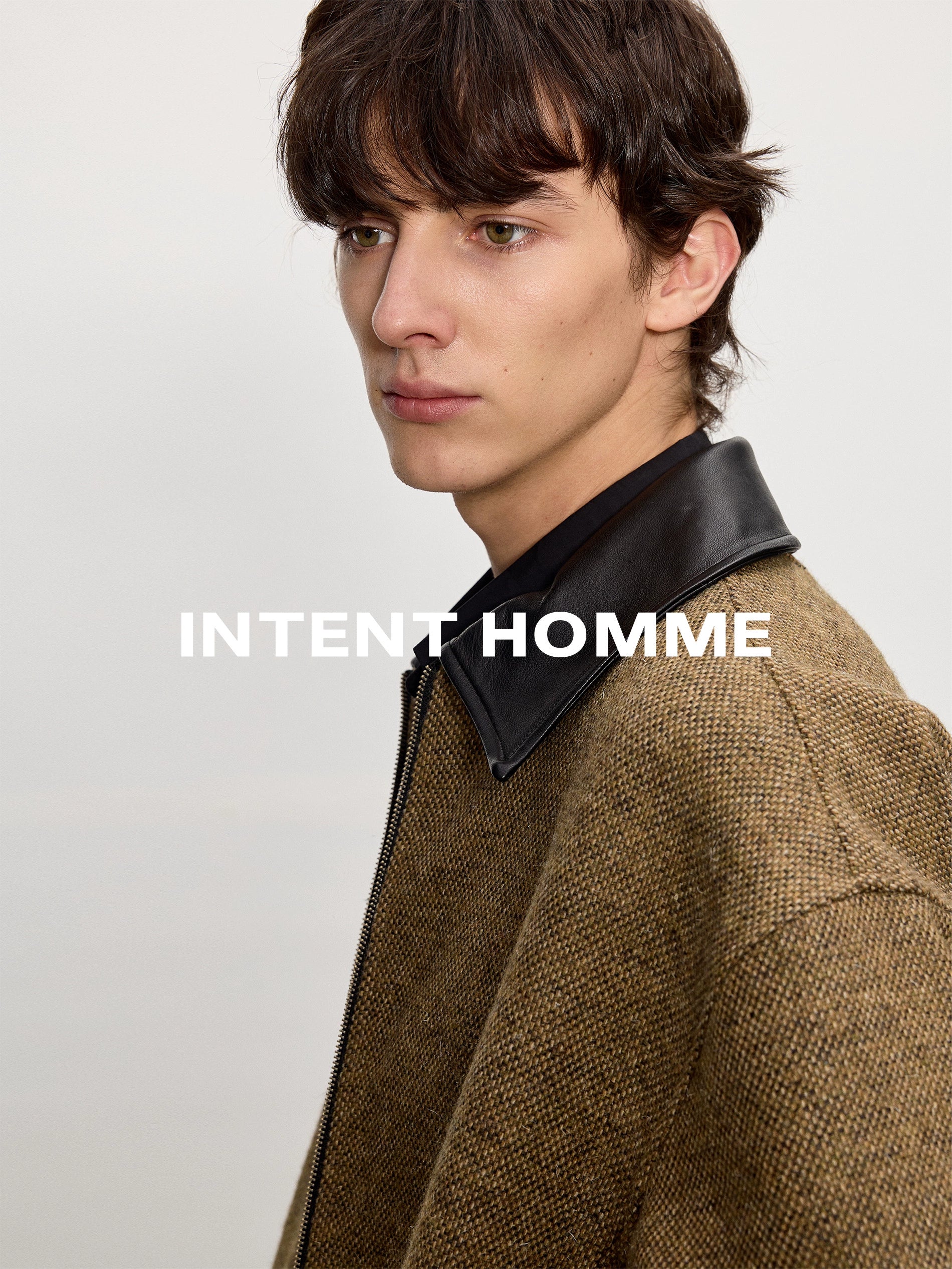 INTENT Vintage Lapel Tweed Jacket