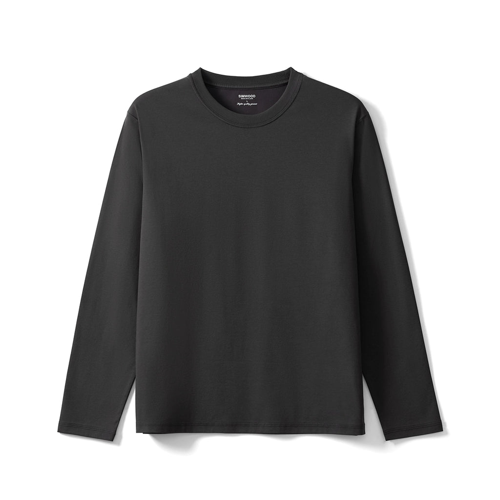 Simwood Basic Base Casual Long Sleeve