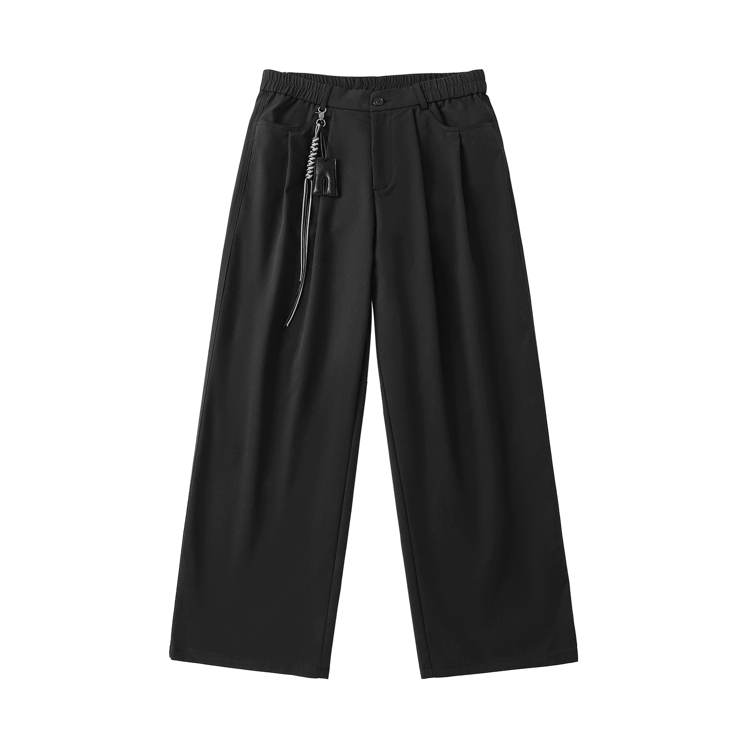 LR MADE Tencel Straight Casual Trousers
