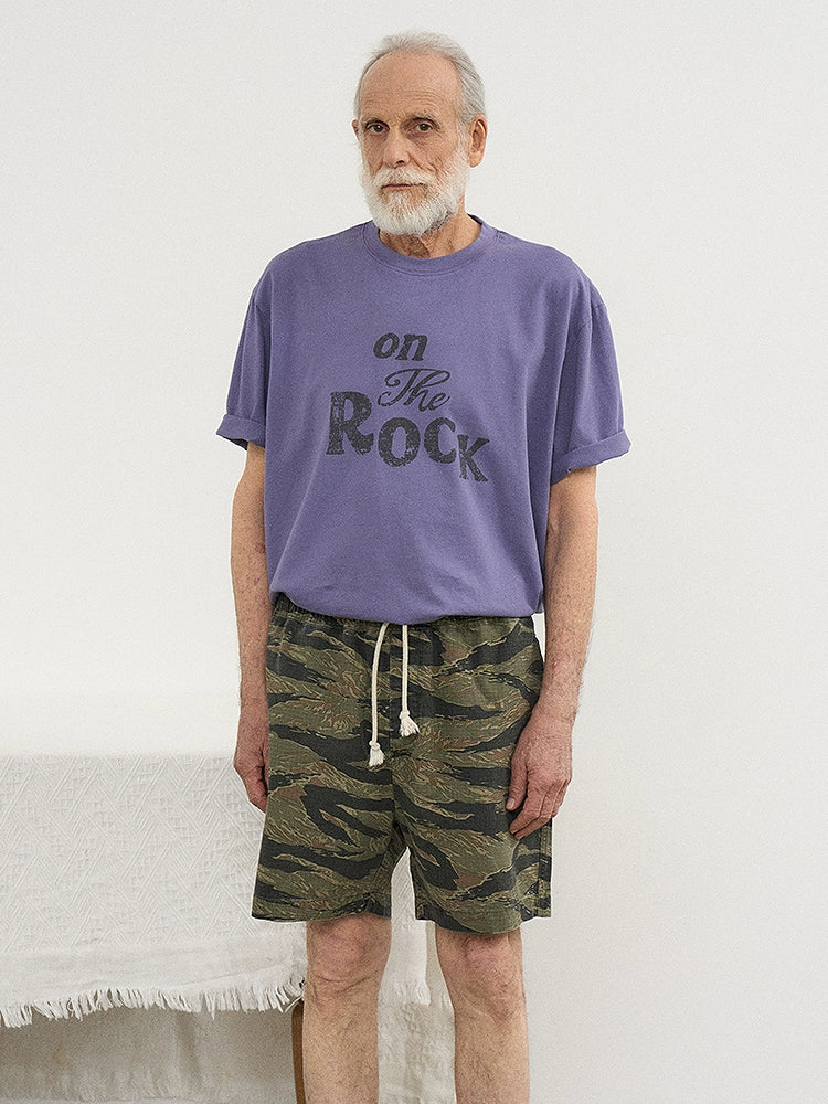 PARTIMENTO Washed and Used English Printing Tee