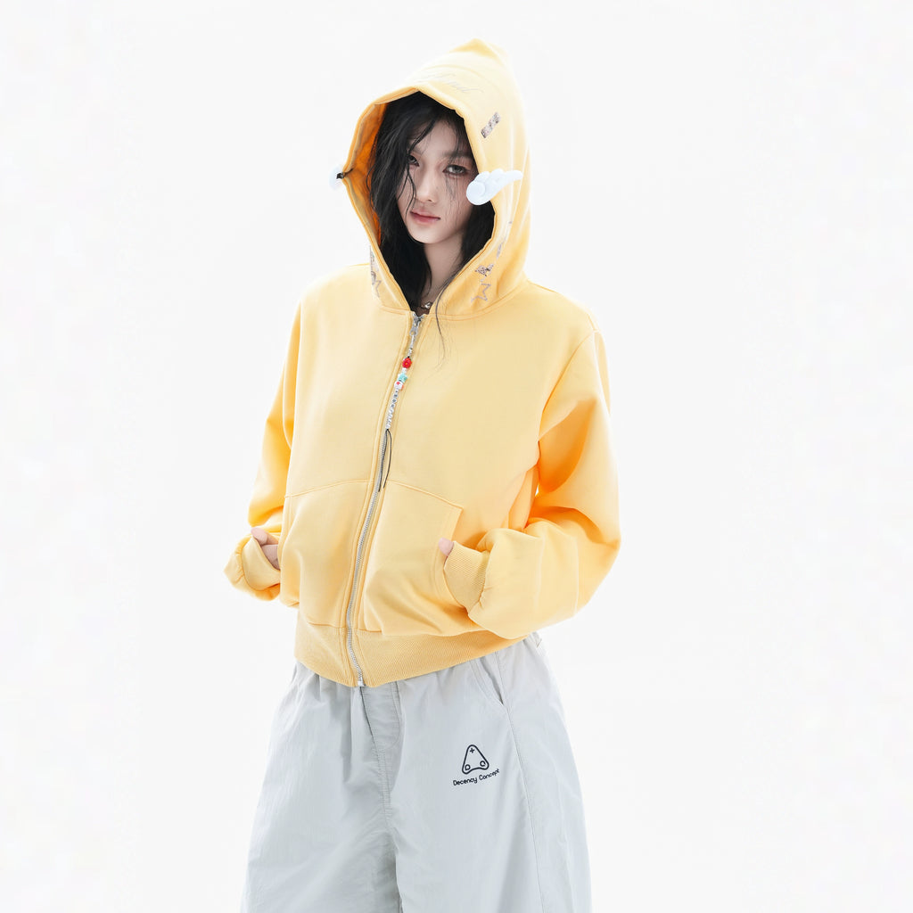 BF. BORFEND Fun Wings Hairpin Hooded Jacket