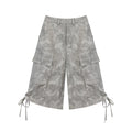 Ablueberry Camouflage Loose Straight Overalls