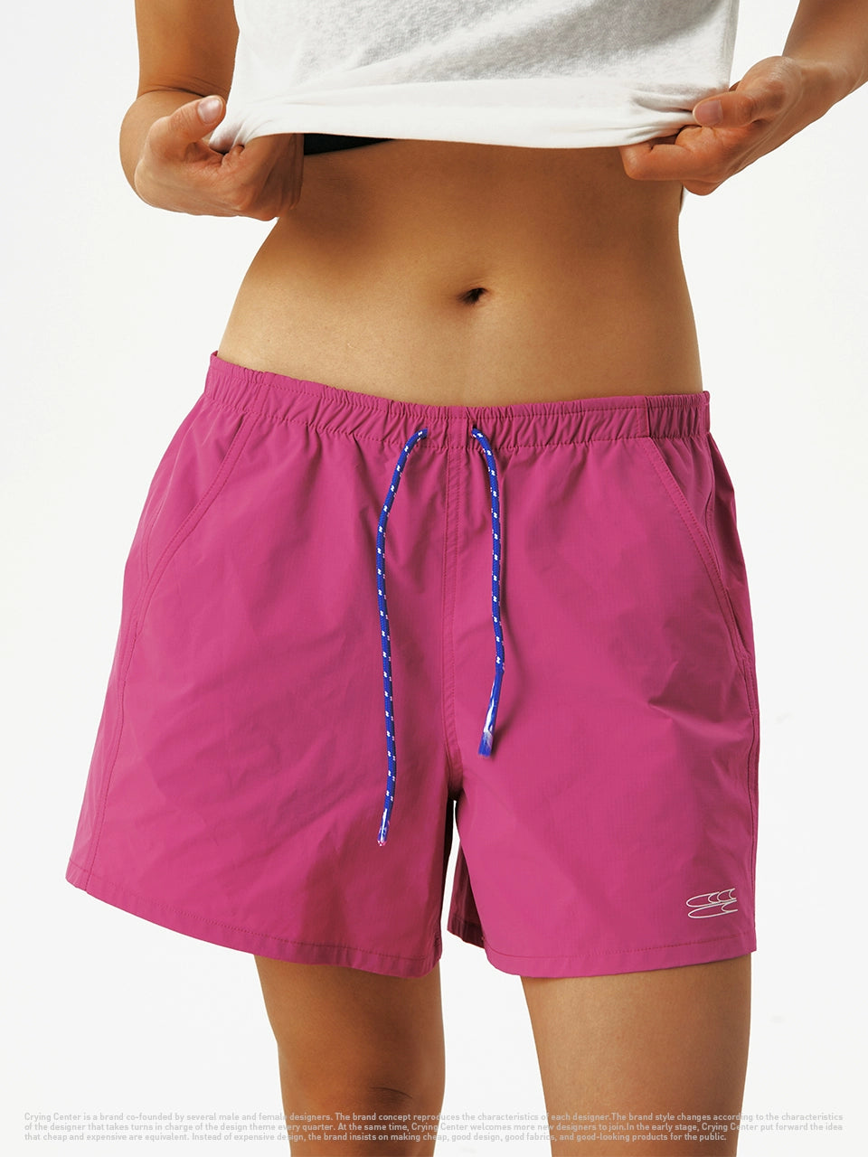 CryingCenter But Knee Rainbow Candy Beach Pants