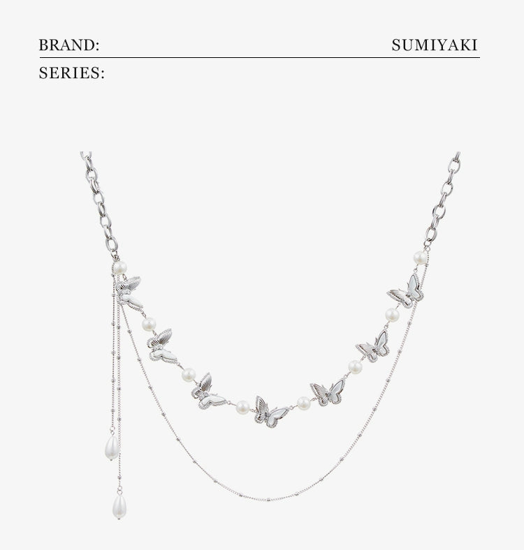 SUMIYAKI Butterfly Waist Chain Metal Chain