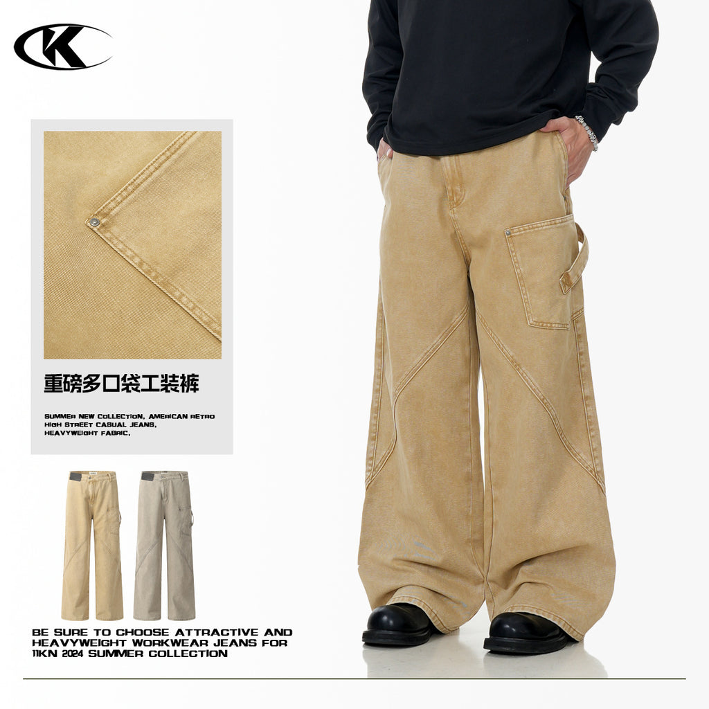 11KN deconstruction straight Pants