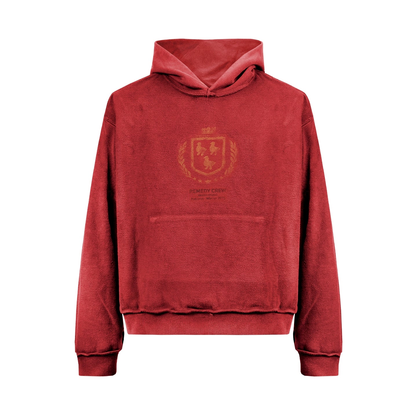 Remedy Vintage Loose Double Sided Hooded Sweater