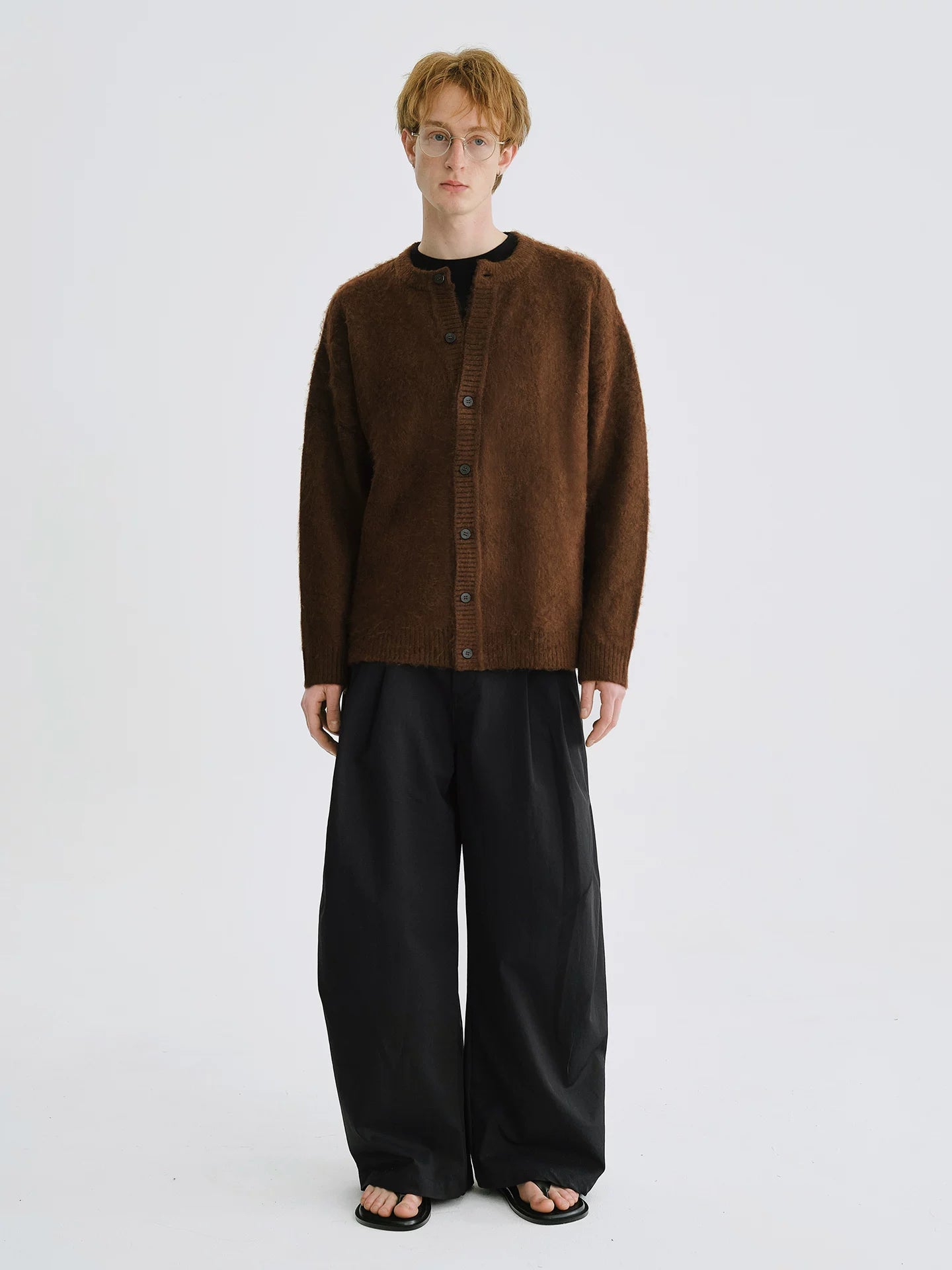 LIVINGTOWN Simple Casual Straight Casual Trousers