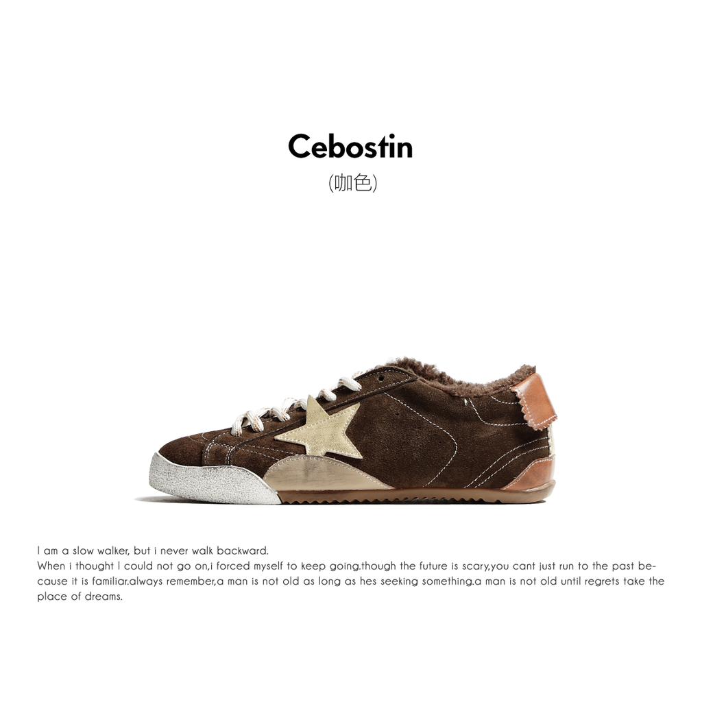 Cebostin Retro Old Velvet German Training Shoes